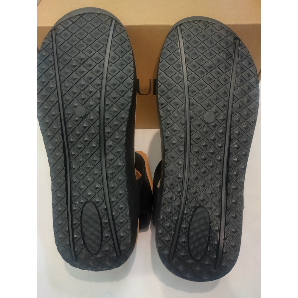 Zurin Collection Black Thong Sandals Womens Size 9 Adjustable Ankle Strap LX050W - Picture 7 of 7